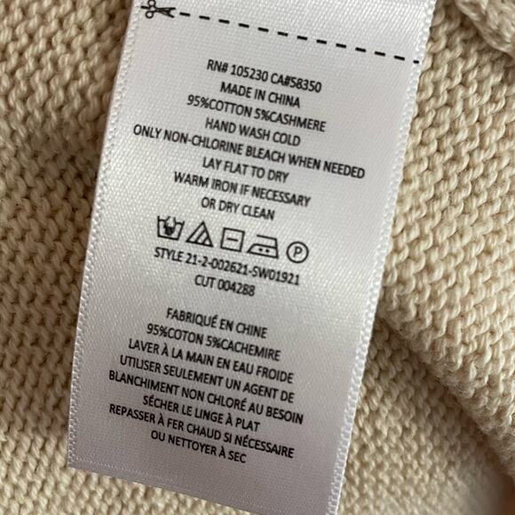 Joie Angelia Pullover Top in Bleached Stone Women’s Sz XL - Picture 6 of 8